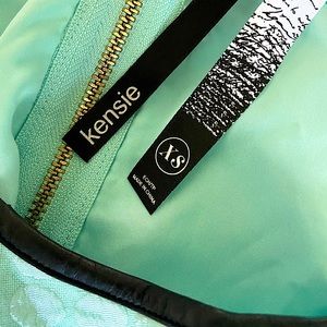 Kensie Mint green textured dress XS